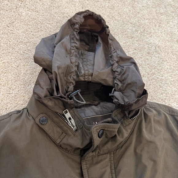 Coach RN #132154 Jacket Coat W/ Hood Brown Full Zipper Men Sz XL - Picture 2 of 11